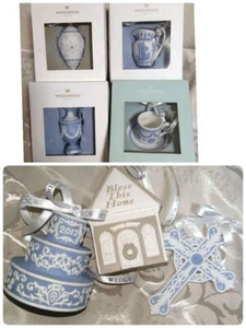 Wedgwood Christmas Ornament Set of 7 From Japan Japanese JP!!!!!!!!!!!!!!!!!!!!! - Picture 1 of 20