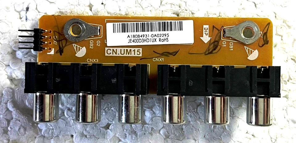 Sharp Chinch Buchsen Anschluss Modul CN.UM15 aus LC-32HI3012E und andere - Bild 1 von 3