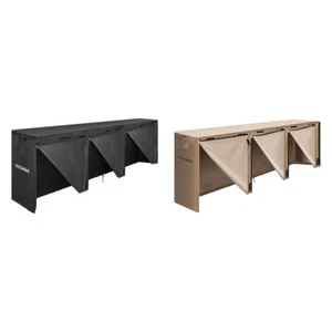 12ft Waterproof Firewood Log Rack Cover, Heavy Duty 600D Oxford Outdoor Weather - Picture 1 of 9