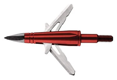 TenPoint EVO-X CenterPunch Broadhead, Red - Pack of 3 - 100-Grain, Rear-Deplo... - Image 1 of 4