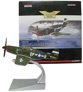 P-51B MUSTANG USAAF 43-6819 ""BIENE"" DUANE BEESON ENGLAND 1944 - CORGI US37107 1/72 - Bild 1 von 4