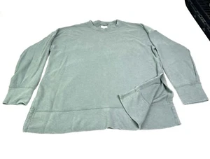 Aerie Sweatshirt Slouchy Oversized Crewneck Pullover Sage Green Women's Size M - Picture 1 of 8