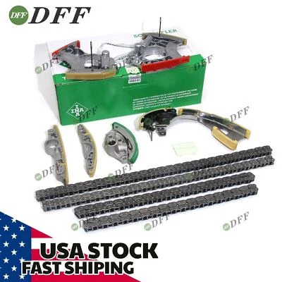 12X OEM INA Timing Chain Kit For Audi A4 A6 S5 Q5 Q7 A8 VW Touareg Porsche 3.0T Foto 1 de 4
