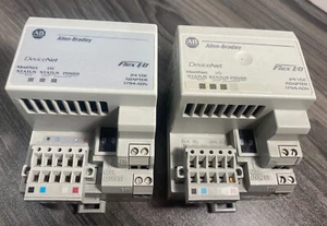 Lot of 2 Allen Bradley 1794-ADN /B Flex I/O DeviceNet Adapter Module 24VDC - USA - Picture 1 of 10