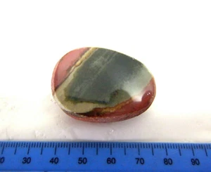 DRAGON EGG POLYCHROME CRYSTAL FLASH GOLD ORANGE MADAGASCAR 32g 40mm st33 - Picture 1 of 4