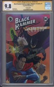 Black Hammer/ Justice League: Hammer of Justice # 1 CGC 9.8 SS Jeff Lemire SDCC - Picture 1 of 1