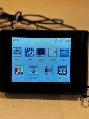 Reproductor de música digital Cowon D2+ con ranura MicroSD para radio FM DAB 4 GB negro Foto 1 de 4