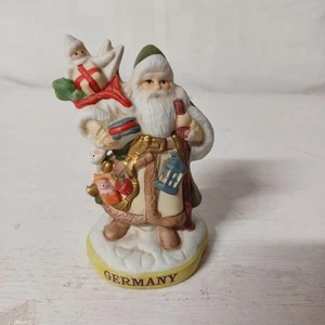 Figurina porcellana Babbo Natale delle Nazioni vintage 1991 4,50" Germania Rsvp, int. - Foto 1 di 3