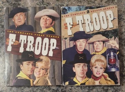 F Troop: The Complete Series 1st & 2nd Season 1 & 2 DVD NEVER TRUST STOCK PICS  - Image 1 of 4