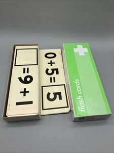 Vintage Ideal School Supply Co Addition Flash Cards No 7786 Classroom - Picture 1 of 3