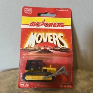 Majorette Movers 200 Series Bulldozer / Yellow - Black /Vintage/Brand New Sealed - Picture 1 of 3