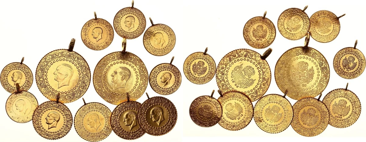 金色土耳其的硬币| eBay