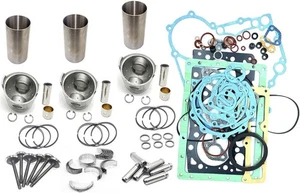 New Rebuild Kit Compatible For K3H Engine Repair Parts Cylinder Liners Piston - Picture 1 of 7