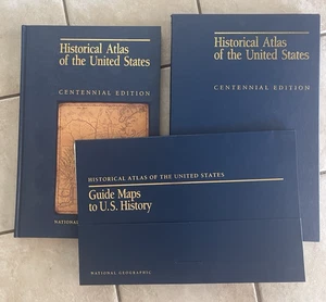 Historical Atlas of the United States Centennial Edition National Geographic - Picture 1 of 2