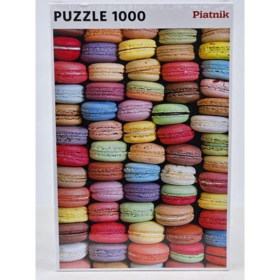 NIB Piatnik 1000-Piece Puzzle – Macaroons by NaniGraphics - Image 1 of 4