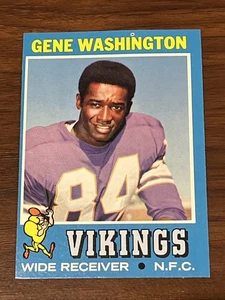 1971 Topps Football Gene Washington #130 Minnesota Vikings EX 1971GW3 - Picture 1 of 2