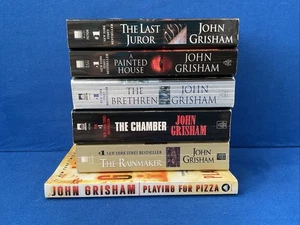 Lot of 6 - Paperback books by John Grisham, Thriller/Mystery - Picture 1 of 7