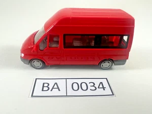 RIETZE Ford Transit Red #11040 H0 1:87 "Oldtimer" "SKU BA0034" - Ref. R003 - Picture 1 of 5