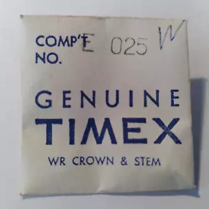 Conjunto de vástago y corona Timex E 25 b14#73 - Imagen 1 de 2