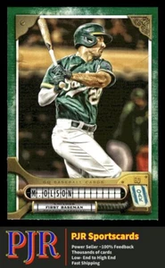 2022 Topps Gypsy Queen #98 Matt Olson Oakland Athletics  Green - Picture 1 of 2