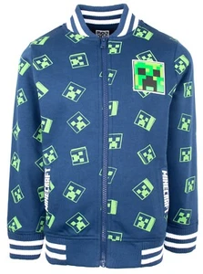 Chaqueta de béisbol Minecraft - chaqueta bombardero de béisbol con cremallera Minecraft para niños - Imagen 1 de 9