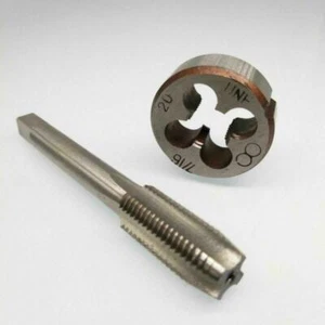1set HSS 7/16-20 Tap & 7/16-20 Die Right Hand Threading Tools - Picture 1 of 1