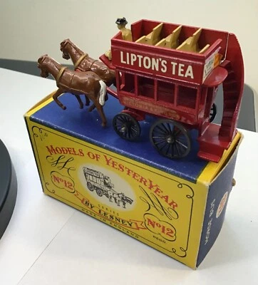 Matchbox Models of Yesteryear Y-12 Horse Bus with Box - Image 1 of 4