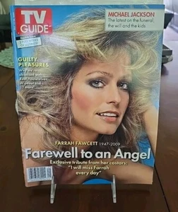 TV Guide JULY 2009 FARRAH FAWCETT COVER BRAND NEW NO LABEL MICHAEL JACKSON - Picture 1 of 2