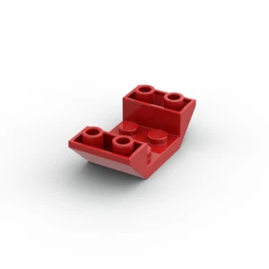 Lego 75x Schrägstein 2x4 slope 45 inverted 4871 rot red SW1 - Picture 1 of 1