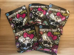 Five (5) Packs -🔥MATTEL Monster High Minis: Series 1 Mystery Blind Bag Figures - Picture 1 of 3