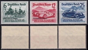 Alemania 1939 Yvert 629A/29C coches montado en muy buen estado II - Imagen 1 de 1