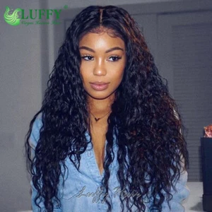 Wave HD Full Lace Human Hair Wigs Pre Plucked HD Lace Front Wigs with Baby Hair - Picture 1 of 20