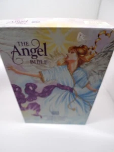 The Angel Bible 1996 World Publishing God's World White Faux Leather - Imagen 1 de 7