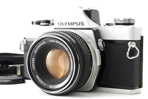 Meter Works【NEAR MINT】 Olympus OM-1 Silver F.Zuiko 50mm f/1.8 Lens From JAPAN - Imagen 1 de 10