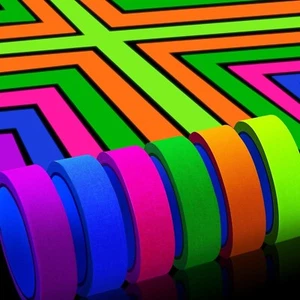 6 Colors Neon Gaffer Cloth Tape (0.6 inch x 16.5 feet) - Picture 1 of 2
