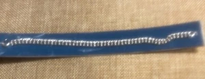 Vintage Sterlingsilber Wells Doppel Glieder Bettelarmband NEU alter Bestand 7" - Bild 1 von 6