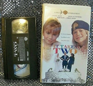 Mary-Kate & Ashley Olsen "It Takes Two" VHS Movie In Clamshell Case - Picture 1 of 12