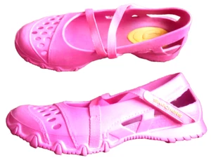 SKECHERS CALI GEAR PINK (36610) MARY JANE RUBBER FLAT SANDAL SHOES UK 5 US 8 - Picture 1 of 12
