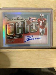 2021 Trey Serman seasons greeting silver auto 1/2. panini NFL. mint RC - Picture 1 of 4