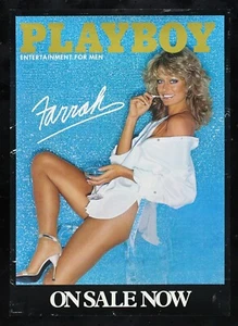 FARRAH FAWCETT MAJORS 🫦 CineMasterpieces ORIGINAL PLAYBOY NEWSSTAND POSTER 1978 - Picture 1 of 2