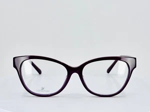 Occhiali da vista donna SWAROVSKI SK 5392 081 viola occhio di gatto bordo intero 55-16-140 B:44 - Foto 1 di 11