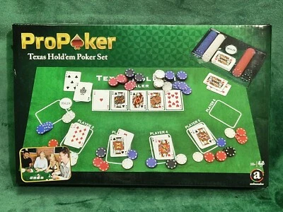 Propoker Texas Holdem Poker Set New Gift Party Game Fun  - Image 1 of 4