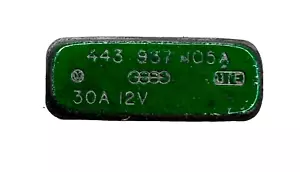 VW Audi Seat Skoda 30 AMP 12V Thermal Fuse Relay 443937105A 443 937 105 a R15 - Picture 1 of 4