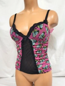 Victoria's Secret Designers Betsey Johnson Bustier Korsett Neu mit Etikett 36B - Bild 1 von 6