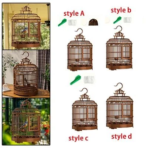 Cage à oiseaux rétro pour animaux de compagnie, cage suspendue pour conures, - Photo 1/23