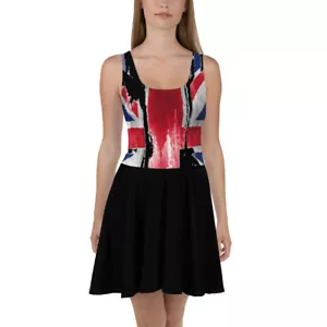 Union Jack Grunge - Skater Dress L - Picture 1 of 4