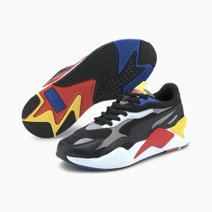basket puma bleu et jaune