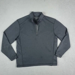 Pebble Beach Golf Performance Gray Quarter Zip Long Sleeve Pullover Size M - Picture 1 of 10