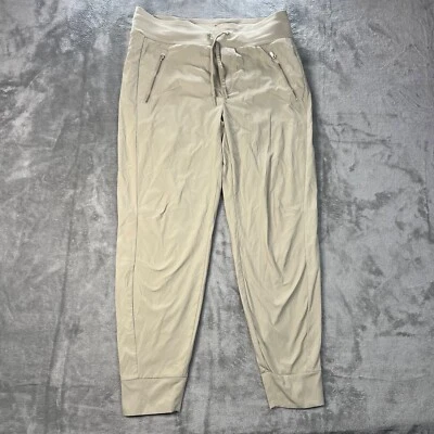 Athleta Jogger Pants Size 8 Trekkie North Draw String Pull On Beige 32x27 - Image 1 of 4