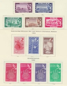 ETHIOPIA 1947-64 MINT H SC #278-80, 391-5, 403-8, 415-24, 428-38 GROUP CAT $50.2 - Picture 1 of 3